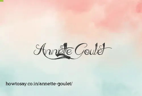 Annette Goulet