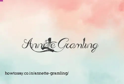 Annette Gramling