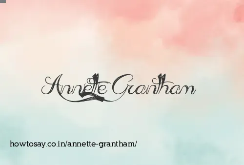Annette Grantham