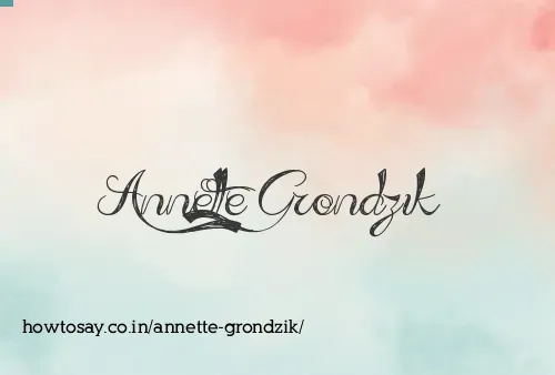 Annette Grondzik