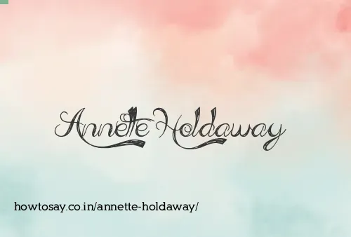 Annette Holdaway