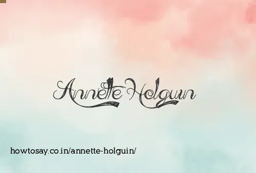 Annette Holguin