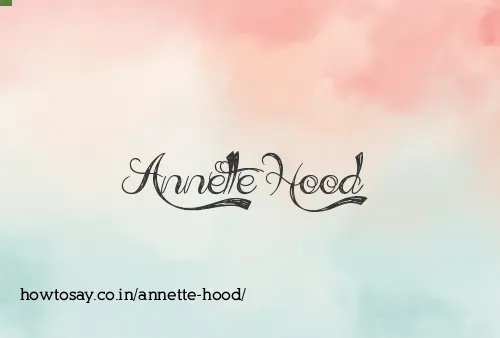 Annette Hood