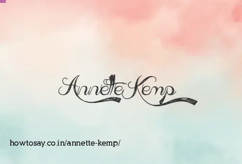 Annette Kemp