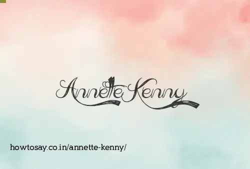 Annette Kenny