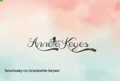 Annette Keyes