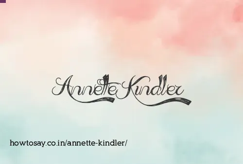 Annette Kindler