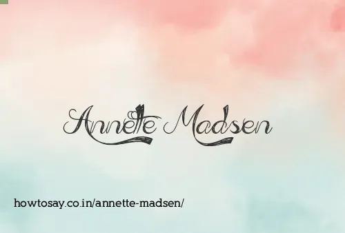 Annette Madsen