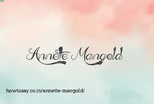 Annette Mangold