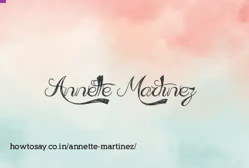 Annette Martinez