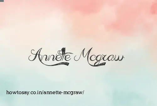 Annette Mcgraw