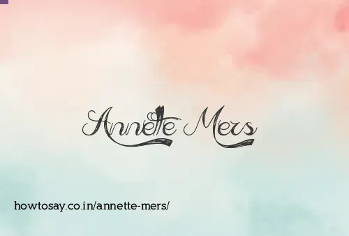 Annette Mers