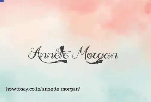Annette Morgan