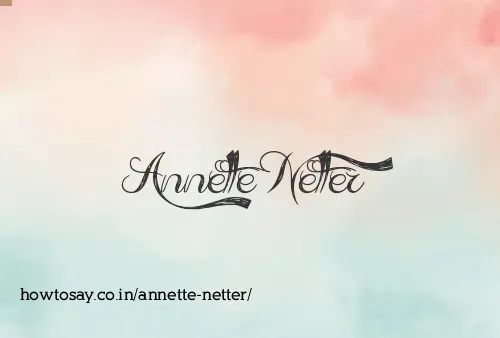 Annette Netter