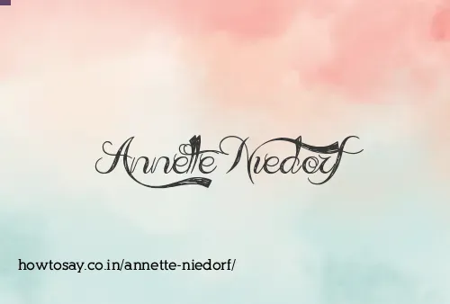 Annette Niedorf