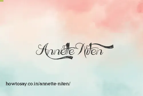 Annette Niten