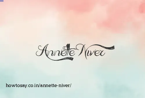 Annette Niver
