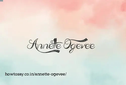 Annette Ogevee
