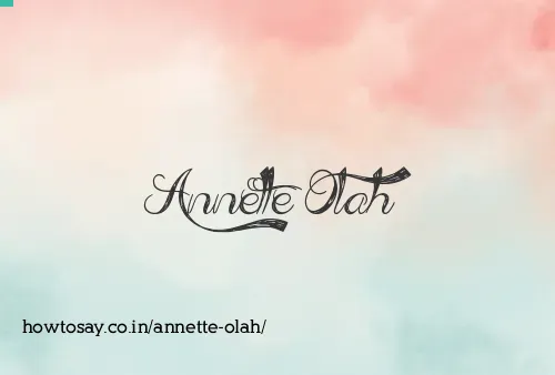 Annette Olah