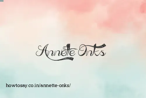Annette Onks