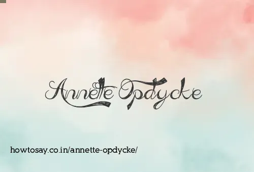Annette Opdycke
