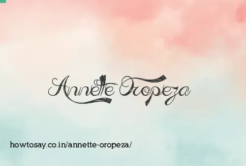 Annette Oropeza