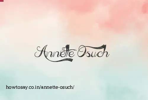 Annette Osuch