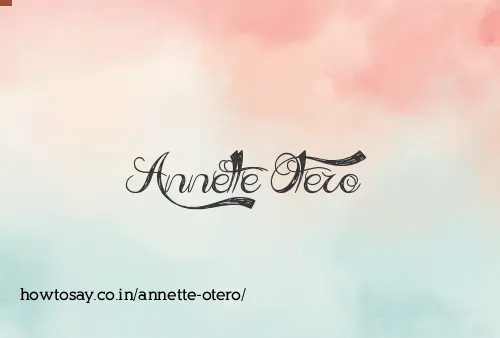 Annette Otero