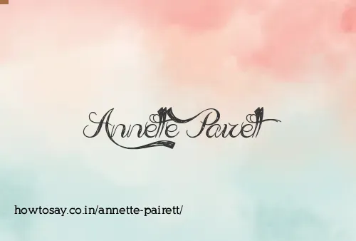 Annette Pairett