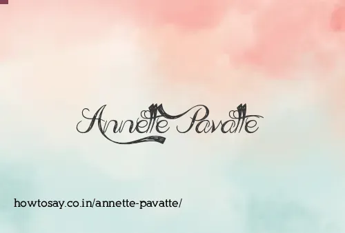 Annette Pavatte