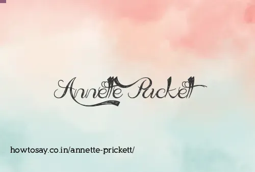 Annette Prickett