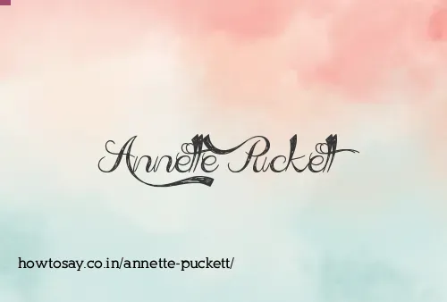 Annette Puckett