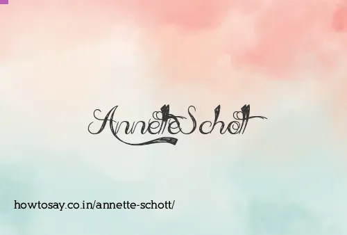 Annette Schott