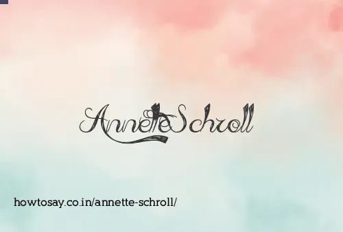 Annette Schroll