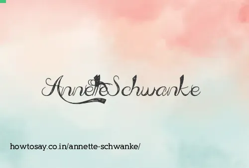 Annette Schwanke