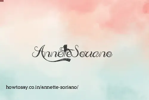 Annette Soriano