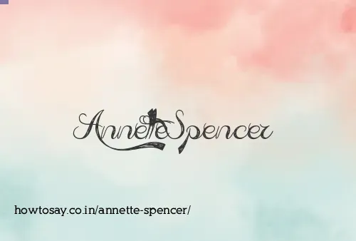 Annette Spencer