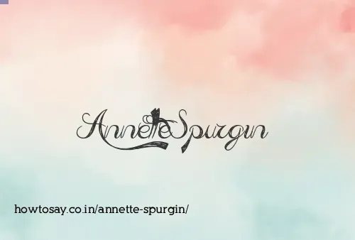 Annette Spurgin