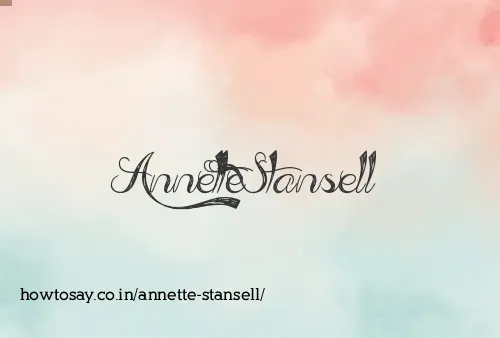 Annette Stansell