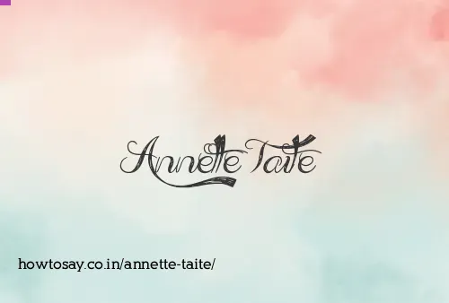 Annette Taite