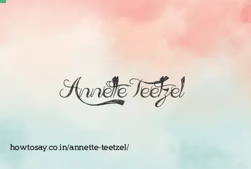Annette Teetzel