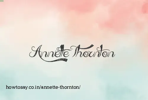 Annette Thornton