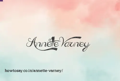 Annette Varney