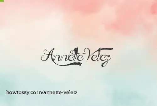 Annette Velez