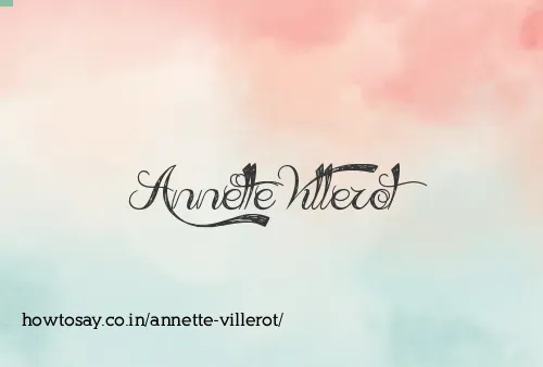 Annette Villerot