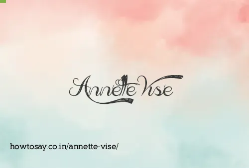 Annette Vise