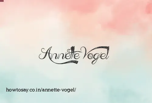 Annette Vogel