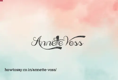Annette Voss