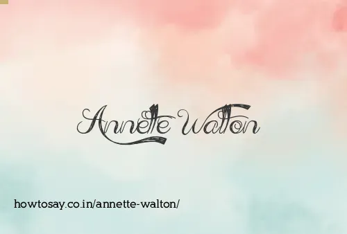 Annette Walton