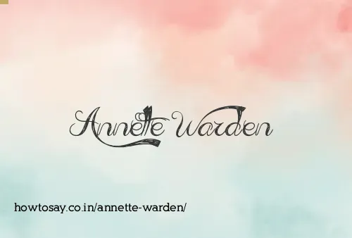 Annette Warden